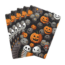 DistinctInk Playing Poker Cards with Haunted Harvest Time Design for Halloween
