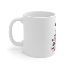 DistinctInk Glossy White Coffee / Tea Mug - Don't Pick Fight with Drummer