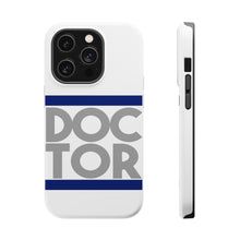DistinctInk ToughCase for Apple iPhone, Compatible with MagSafe Charging - DOCTOR Word Art
