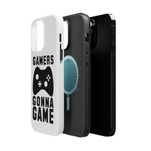 DistinctInk ToughCase for Apple iPhone, Compatible with MagSafe Charging - Gamers Gonna Game - Video Games