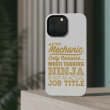 DistinctInk ToughCase for Apple iPhone, Compatible with MagSafe Charging - Auto Mechanic Multi Tasking Ninja