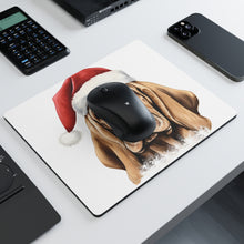 DistinctInk Mouse Pad - 1/4" Foam Rubber - Bloodhound Puppy Drawing
