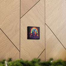 DistinctInk Canvas Wall Art with Living Life to the Fullest for Halloween LGBTQ+ Pride