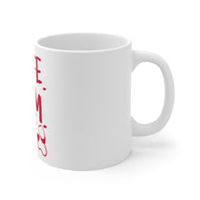 DistinctInk Glossy White Coffee / Tea Mug - Wife. Mom. Vet.