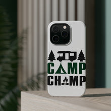 DistinctInk ToughCase for Apple iPhone, Compatible with MagSafe Charging - Camp Champ - Camping Fire