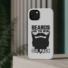 DistinctInk ToughCase for Apple iPhone, Compatible with MagSafe Charging - Beards are the New Six Pack