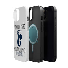 DistinctInk ToughCase for Apple iPhone, Compatible with MagSafe Charging - I'm Kinda Pissed About Not Being a Mermaid