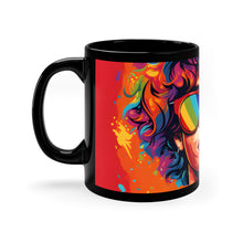 DistinctInk Black Coffee Mug - Start Building Your Dreams for LGBTQ+ Pride