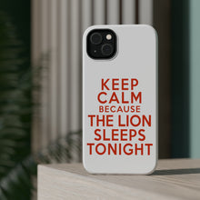 DistinctInk ToughCase for Apple iPhone, Compatible with MagSafe Charging - Keep Calm The Lion Sleeps Tonight
