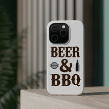 DistinctInk ToughCase for Apple iPhone, Compatible with MagSafe Charging - Beer & Barbecue BBQ