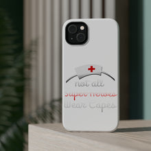 DistinctInk ToughCase for Apple iPhone, Compatible with MagSafe Charging - Nurse - Not All Super Heroes Wear Capes