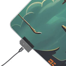 DistinctInk LED Gaming Mouse Pad with Trick or Treat Fun Design for Halloween