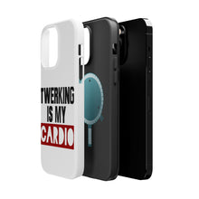 DistinctInk ToughCase for Apple iPhone, Compatible with MagSafe Charging - Twerking is My Cardio