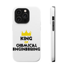 DistinctInk ToughCase for Apple iPhone, Compatible with MagSafe Charging - King of Chemical Engineering