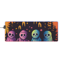 DistinctInk LED Gaming Mouse Pad with Discover Your True Path Design for Halloween  LGBTQ+ Pride