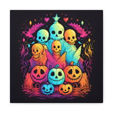 DistinctInk Canvas Wall Art with The Joy of Connecting for Halloween LGBTQ+ Pride