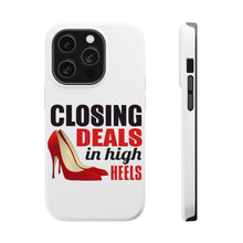 DistinctInk ToughCase for Apple iPhone, Compatible with MagSafe Charging - Closing Deals in High Heels
