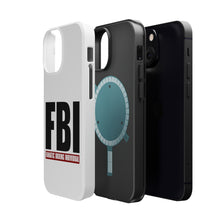 DistinctInk ToughCase for Apple iPhone, Compatible with MagSafe Charging - FBI Fanatic Boxing Individual