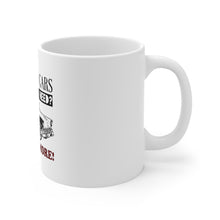 DistinctInk Glossy White Coffee / Tea Mug - How Many Cars Do I Need? Just One More