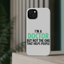 DistinctInk ToughCase for Apple iPhone, Compatible with MagSafe Charging - I'm a Doctor But Not The One That Helps People
