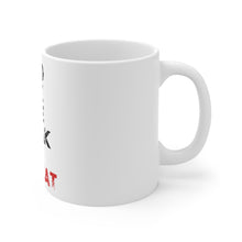 DistinctInk Glossy White Coffee / Tea Mug - Build Tune Race Break Fix Repeat