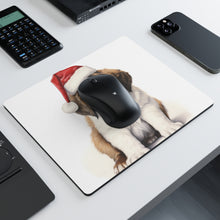 DistinctInk Mouse Pad - 1/4" Foam Rubber - St. Bernard Puppy Drawing