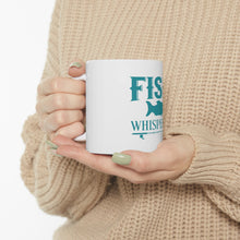 DistinctInk Glossy White Coffee / Tea Mug - Fish Whisperer