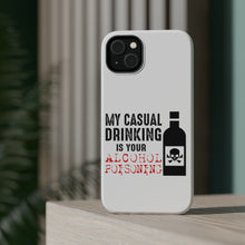 DistinctInk ToughCase for Apple iPhone, Compatible with MagSafe Charging - My Casual Drinking Is Your Alcohol Poisoning