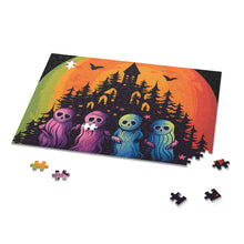 DistinctInk Jigsaw Puzzle with Discover Your True Path Design for Halloween  LGBTQ+ Pride