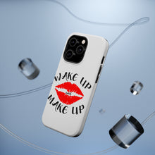 DistinctInk ToughCase for Apple iPhone, Compatible with MagSafe Charging - Wake Up and Make Up
