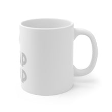 DistinctInk Glossy White Coffee / Tea Mug - Tap Snap or Nap