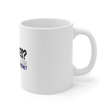 DistinctInk Glossy White Coffee / Tea Mug - Brakes? The Coward Pedal?