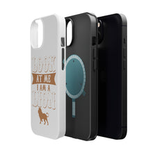 DistinctInk ToughCase for Apple iPhone, Compatible with MagSafe Charging - Look At Me I Am A Lion