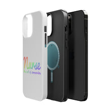 DistinctInk ToughCase for Apple iPhone, Compatible with MagSafe Charging - Nurse An Art of Compassion