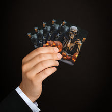 DistinctInk Playing / Poker Cards with Skellington's Spooky Soiree Design for Halloween