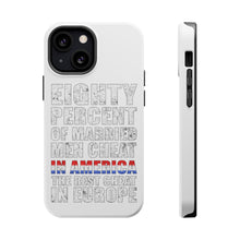 DistinctInk ToughCase for Apple iPhone, Compatible with MagSafe Charging - Married Men Cheat in America