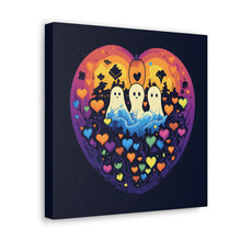 DistinctInk Canvas Wall Art with A Life Of Adventure for Halloween LGBTQ+ Pride
