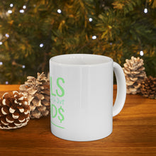 DistinctInk Glossy White Coffee / Tea Mug - Girls Just Wanna Have Fund $