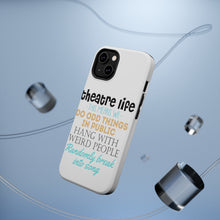 DistinctInk ToughCase for Apple iPhone, Compatible with MagSafe Charging - Theatre Life - Odd Things in Public