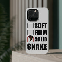 DistinctInk ToughCase for Apple iPhone, Compatible with MagSafe Charging - Soft Firm Solid Snake