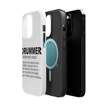 DistinctInk ToughCase for Apple iPhone, Compatible with MagSafe Charging - Drummer Dictionary Definition