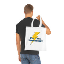 Cotton Tote Bag - Fox Trail Elementary PTSA Logo