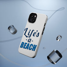 DistinctInk ToughCase for Apple iPhone, Compatible with MagSafe Charging - Life's a Beach