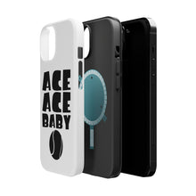 DistinctInk ToughCase for Apple iPhone, Compatible with MagSafe Charging - Ace Ace Baby Tennis