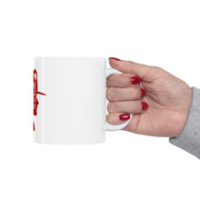 DistinctInk Glossy White Coffee / Tea Mug - Feel Safe at Night Sleep with a Firefighter