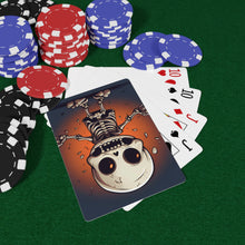 DistinctInk Playing / Poker Cards with Skelly's Halloween Bash Design for Halloween