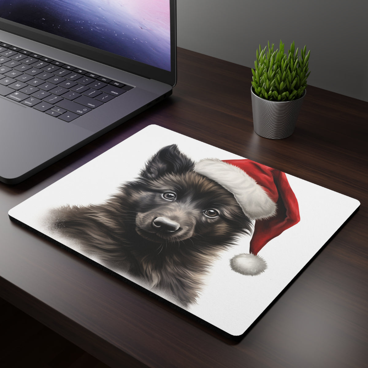Mouse Pad - Belgian Sheepdog Puppy Drawing, view 3