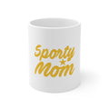 Glossy White Coffee / Tea Mug - Sporty Mom