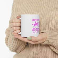 DistinctInk Glossy White Coffee / Tea Mug - Sometimes It's the Princess Who Kills the Dragon