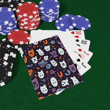 DistinctInk Playing / Poker Cards with Skeletal Ghostly Pumpkins Design for Halloween